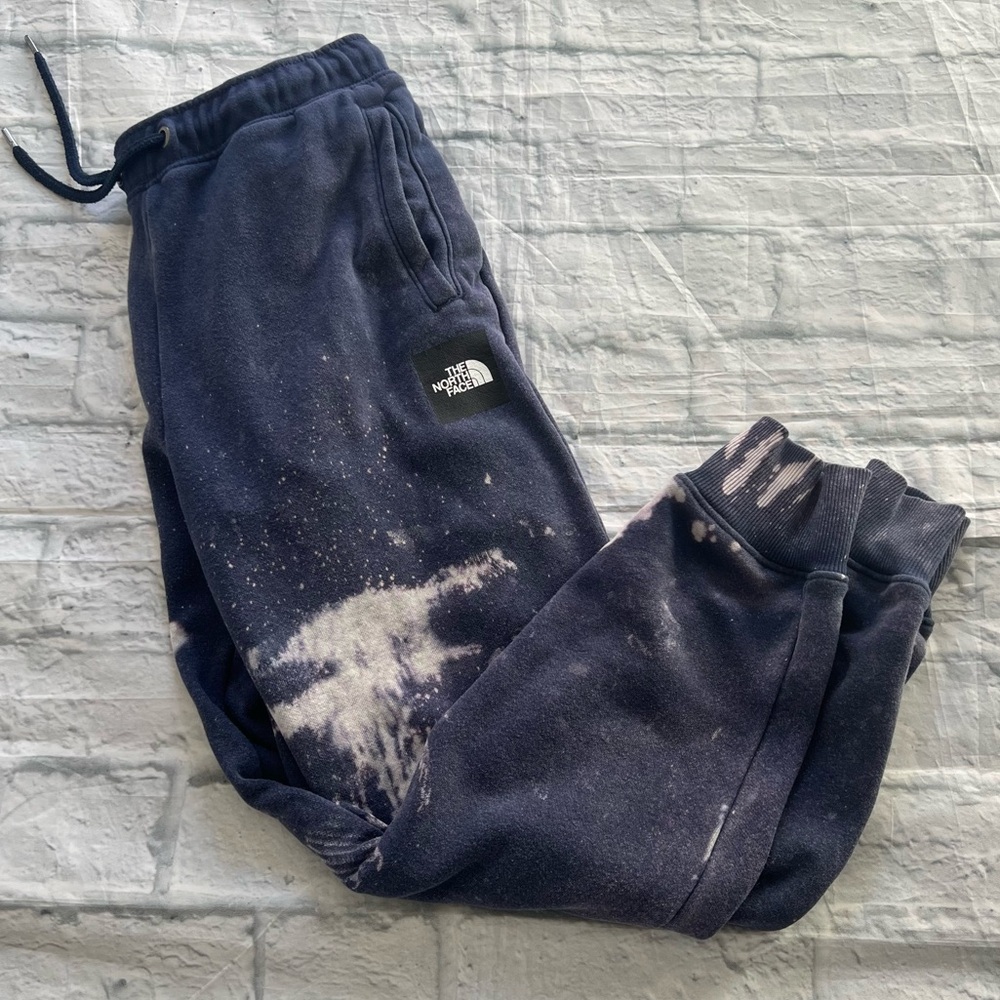 The North Face High Rise Fleece Jogger Bleach Splatter Finish